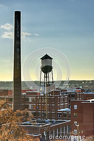 Lucky Strike Factory - Richmond, Virginia Editorial Stock Photo