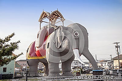 Lucy the elephant in Margate New Jersey Editorial Stock Photo
