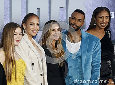 Lucy Paez, Jennifer Lopez, Niki Caro, Omari Hardwick, Yvonne Senat Jones Editorial Stock Photo