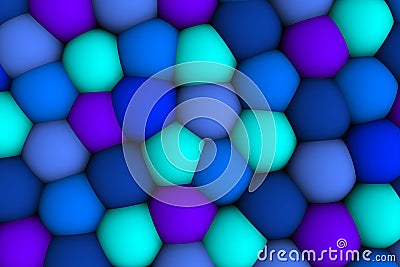 Colorist celular relief 3d with shadows. Stock Photo