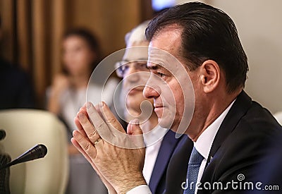 Ludovic Orban, Romanian prime minister-designate Editorial Stock Photo