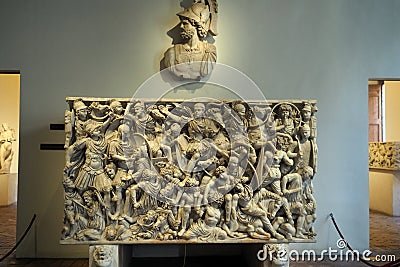 The Altemps Palace, National Roman Museum in Rome, Italy Editorial Stock Photo