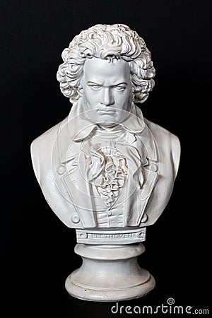 Ludwig Van Beethoven Low Key Stock Photo