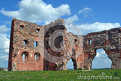 Ludza Castle Stock Photo