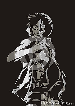 Luffy Vector Stock Photo