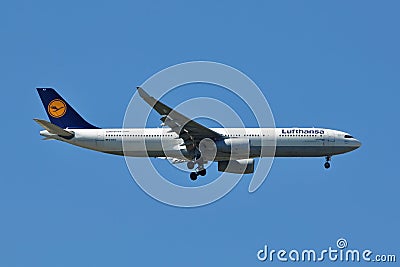 Lufthansa Airbus A330 Editorial Stock Photo
