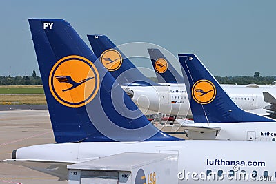 Lufthansa Editorial Stock Photo