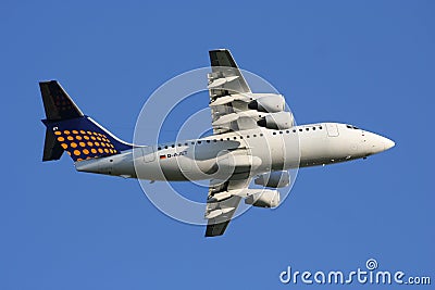 Lufthansa Regional Airliner Editorial Stock Photo