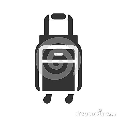 Luggage Bag Icon Vector Illustration