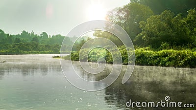 Lugna morgon på floden Lugna morgon på floden
