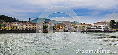 Luino - Lake Maggiore, Lombardy, Italy, Europe Stock Photo