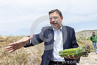 Luis Planas. Minister of Agriculture, Fisheries, Food and the Environment of Spain. Editorial Stock Photo