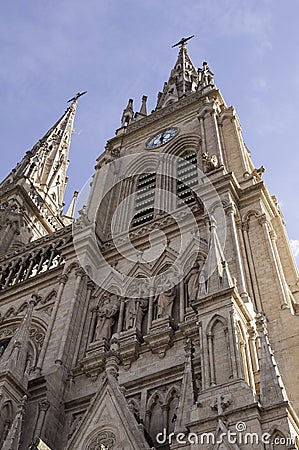 Lujan Basilica. Stock Photo