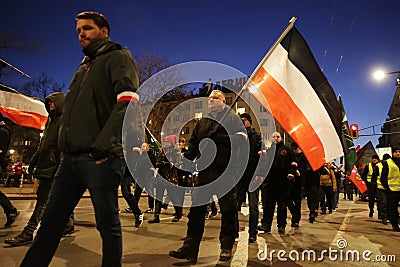 Lukovmarch procession march Editorial Stock Photo