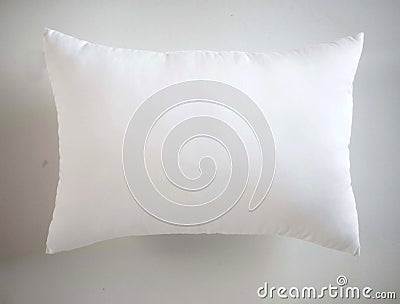 Lumbar pillow insert isolated Stock Photo