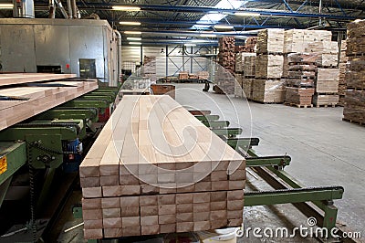 Lumber industry Stock Photo