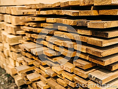 Lumber market Stock Photo