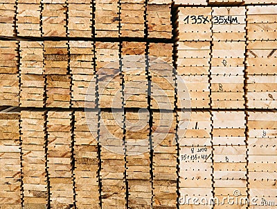 Lumber market Stock Photo