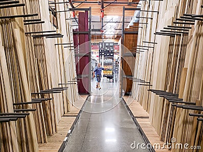 Lumber products Editorial Stock Photo