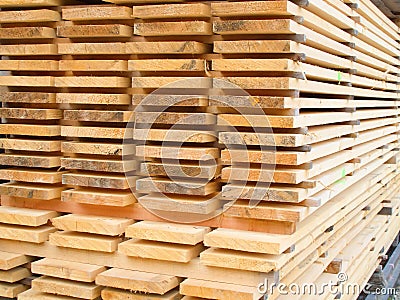 Lumber yard Stock Photo