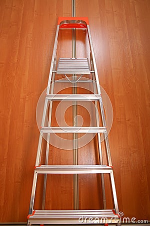 Luminium ladder Stock Photo