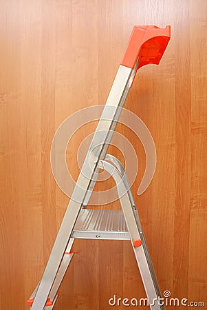 Luminium ladder Stock Photo