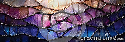 Luminous Abstract, Grid Pattern With Vibrant Hues, Fluid Arcs, Glowing Light, Design Element Stock Photo