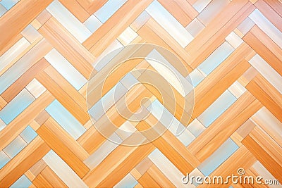 luminous beveled edge parquet blocks Stock Photo