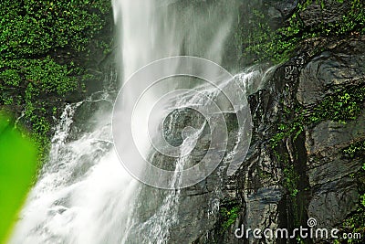 Lumum water fall, Tippi Arunachal Pradesh ndia Stock Photo