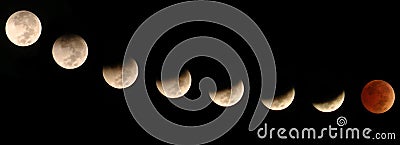 Lunar Eclipse Stock Photo