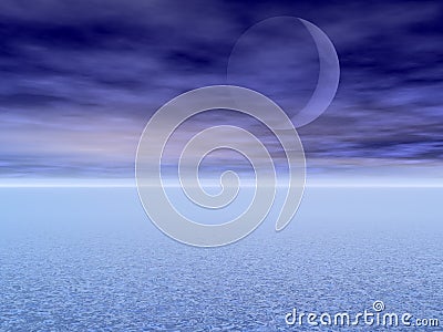 Lunar eclipse Stock Photo