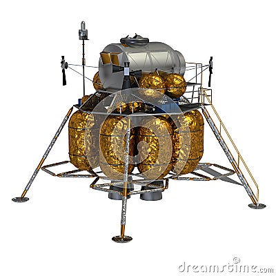 Lunar Lander Stock Photo