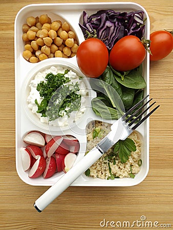 Lunch box Stock Photo