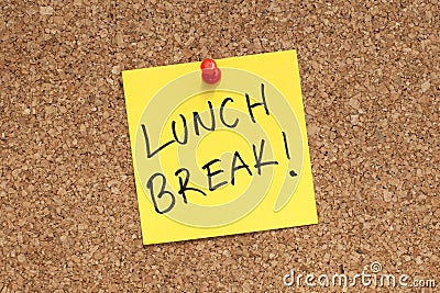 Lunch Break Stock Photo