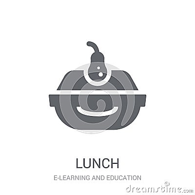 Lunch icon. Trendy Lunch logo concept on white background from E Vector Illustration