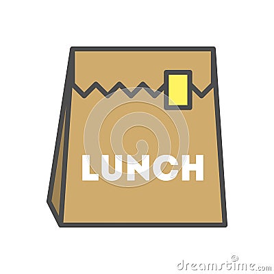 lunch icon. Vector Illustration