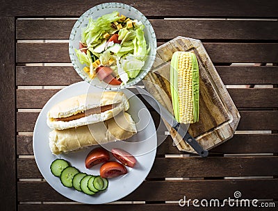 Lunch Time Stock Photo