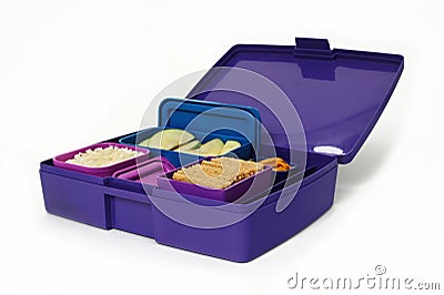Lunchbox with food Stock Photo