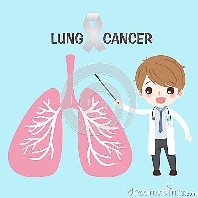 Lung with health concept Vector Illustration