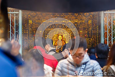 Lungshan Temple of Manka in Taiwan Editorial Stock Photo