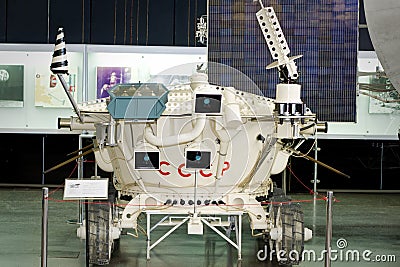 Lunokhod 2 in space exploration museum in Kaluga, Editorial Stock Photo