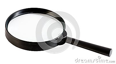 Lupe, magnification glass Stock Photo