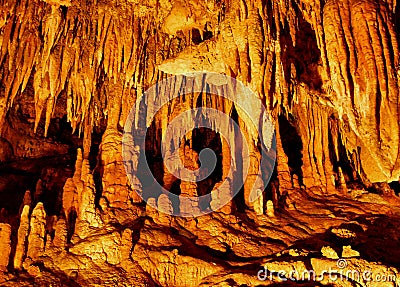 Luray Caverns - Virginia Stock Photo