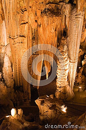 Luray Stalactites Stock Photo