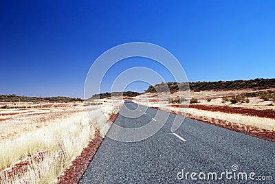Luritja road Stock Photo