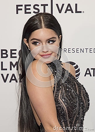 Luscious Ariel Winter Sizzles on `Dog Years` Red Carpet at 2017 Tribeca Film Festival Editorial Stock Photo