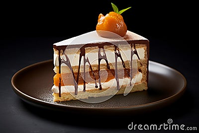 Luscious Italian cream buns dessert maritozzo. Generate Ai Stock Photo