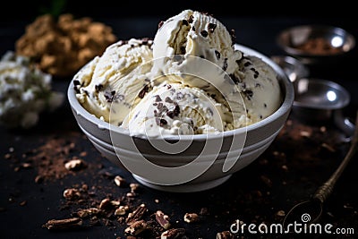 Luscious Italian ice cream. Generate Ai Stock Photo