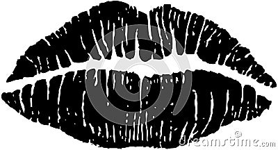 Luscious Lips Vector Illustration