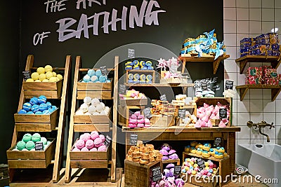 Lush store Editorial Stock Photo